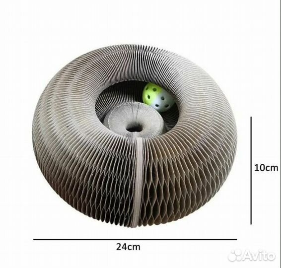 Игрушка-когтеточка для кошек картонная