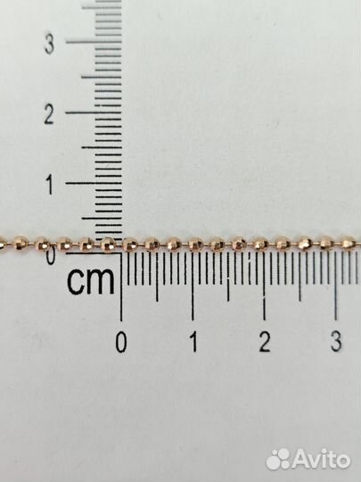 Золотая цепь 585 Шарик 49,5 см
