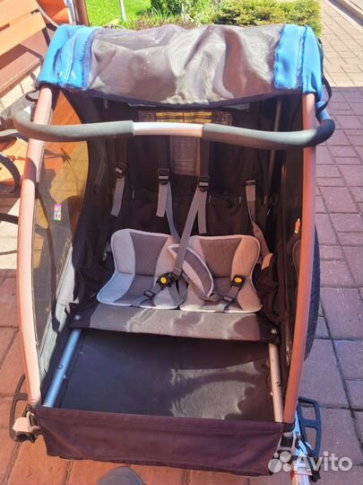 Детский велоприцеп