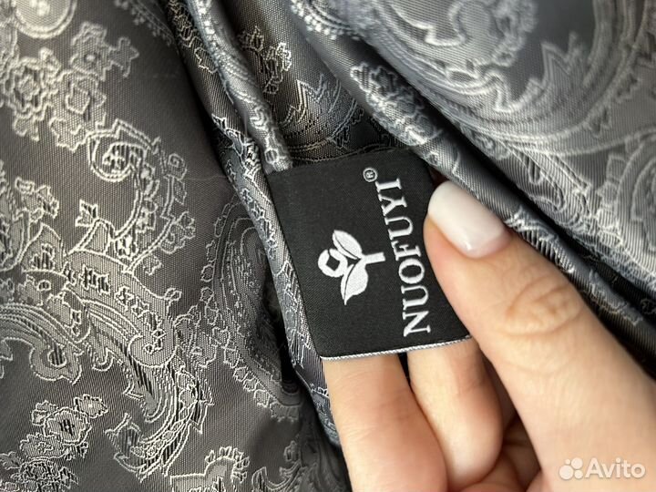 Шуба из песца белая