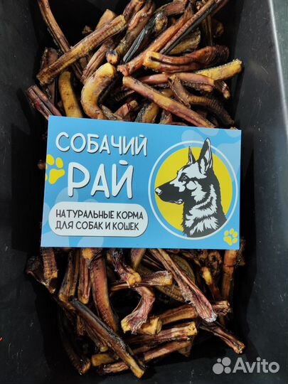 Мясо для собак.Бычий корень сушёный опт