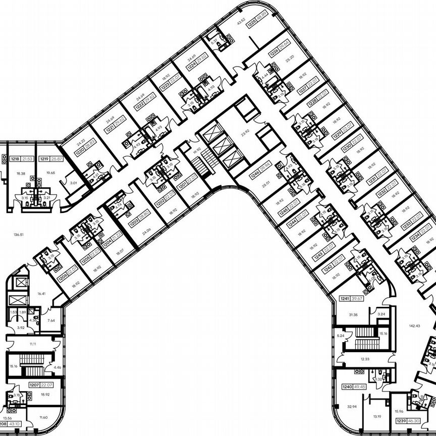 Апартаменты-студия, 35,1 м², 12/15 эт.