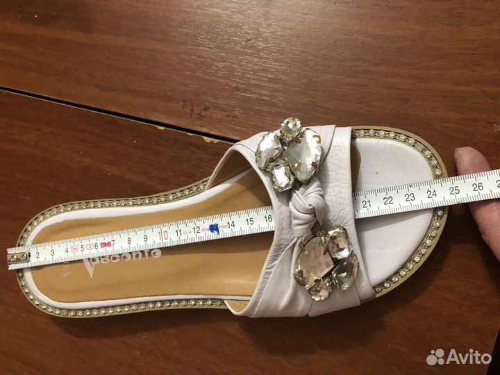 Шлепанцы женские науральная кожа 37р