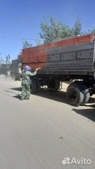 Пескоструй, Пескоструйная обработка + покраска