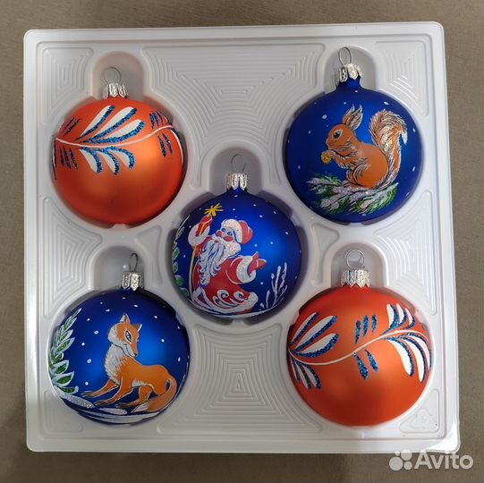 Ёлочные украшения - набор шаров