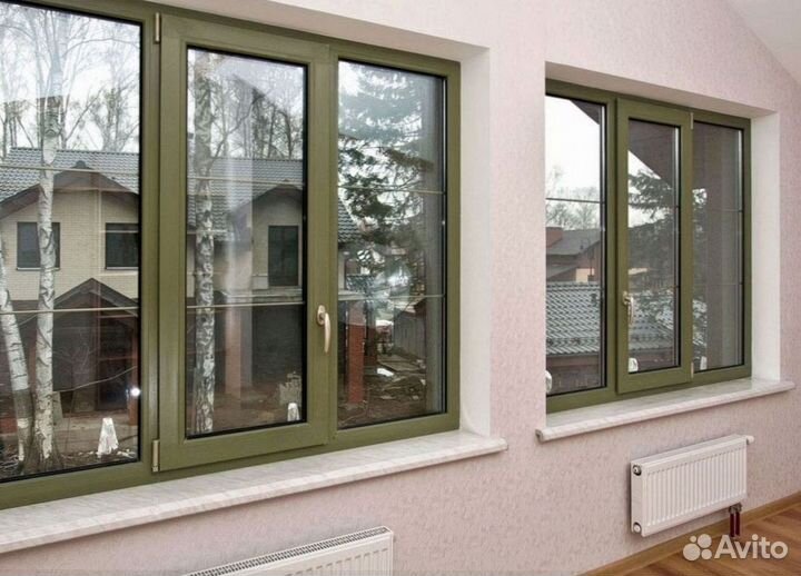 Окна пластиковые пвх, остекление балконов