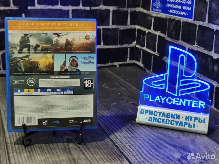 Battlefield 1 PS4 диск