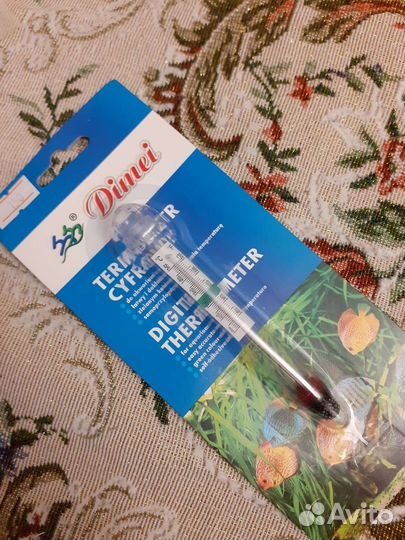 Термометр для аквариума с липучкой