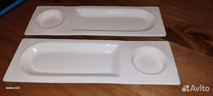 Тарелки для роллов (суши) + горшок для суккулента