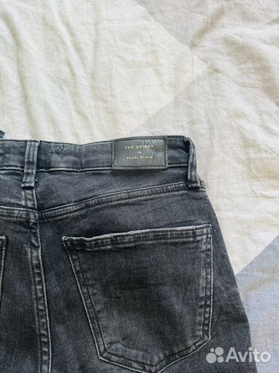 Черные джинсы zara 34