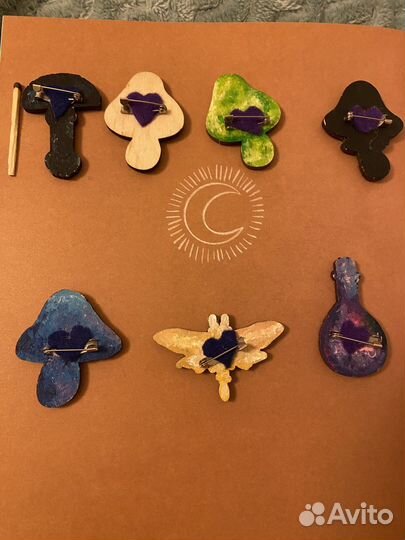 Брошь ручная работа