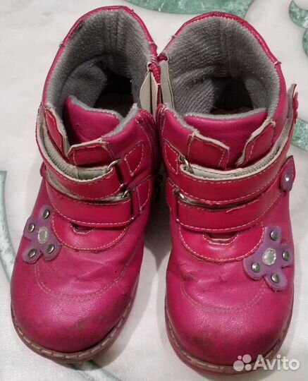 Ботинки 26р. демисезонные, туфли