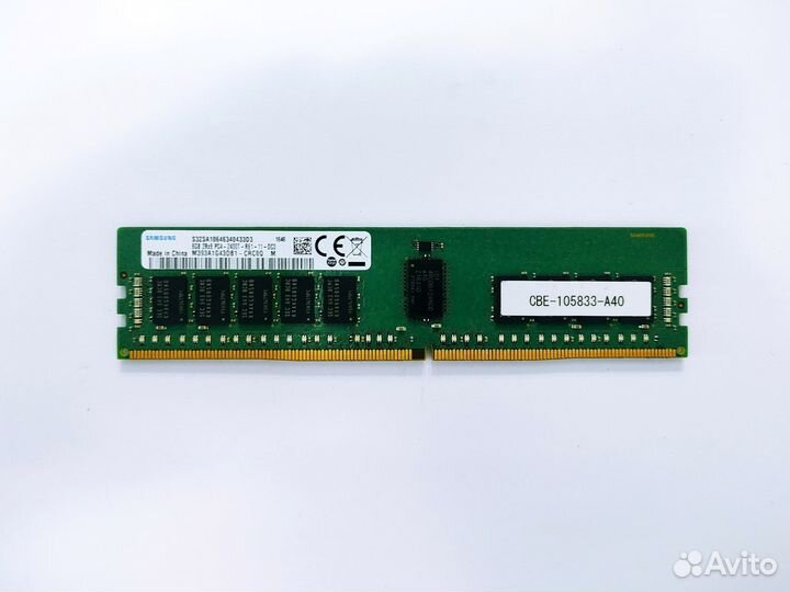 Опер. память Samsung DDR4 ECC REG 8Gb 2400MHz