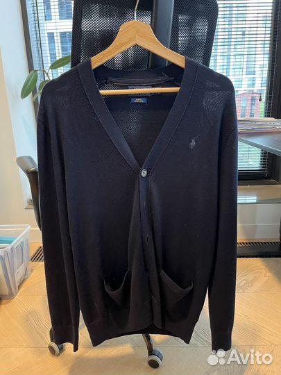 Мужской кардиган, джинсы, свитер б/у, размер М