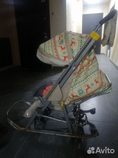 Коляска санки