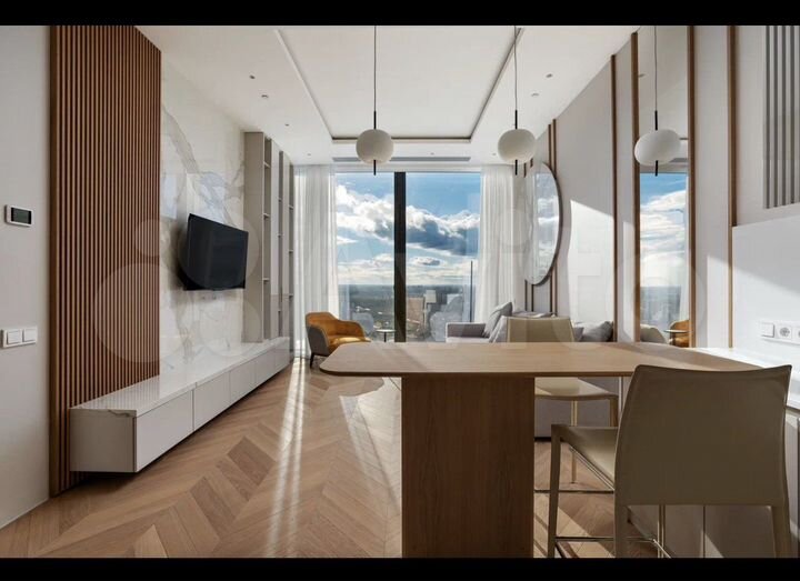 2-к. квартира, 75 м², 50/77 эт.