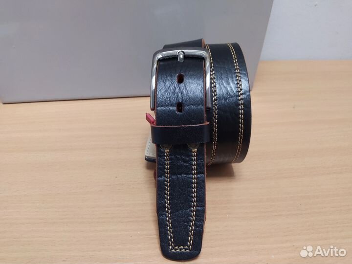 Мужской кожаный ремень. Новый