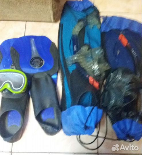 Все для подводного плавания. ласты маски трубки