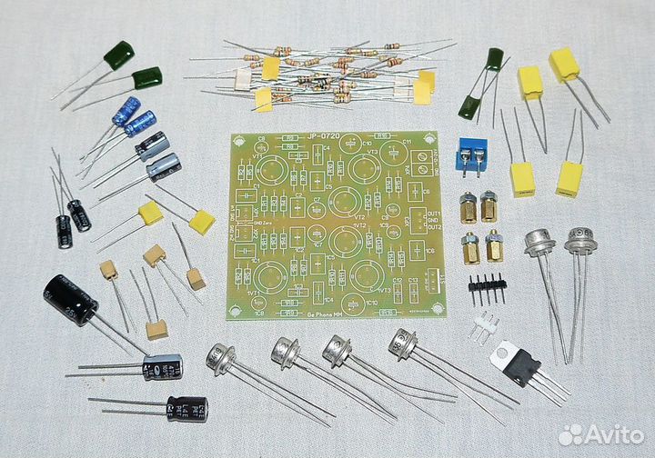 Радиоконструктор фонокорректор MM германиевые т-ры