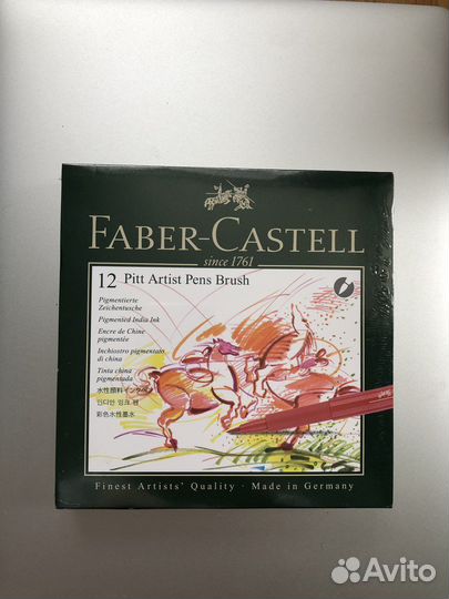 Faber-Castell Pitt Artist Pen Brush 12 штук