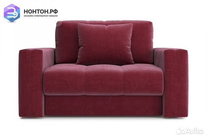 Кресло тик-так Монарх бордовое