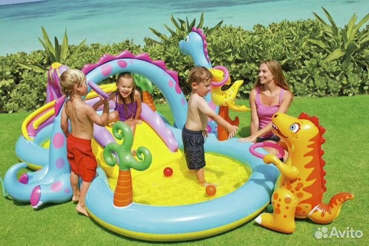 Надувные игровые центры с бассейном Intex Bestway