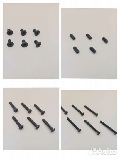 Винты, саморезы,зажимы и стопоры колес,гайки