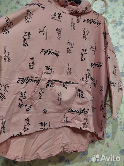 Худи пудра 64 66 размера
