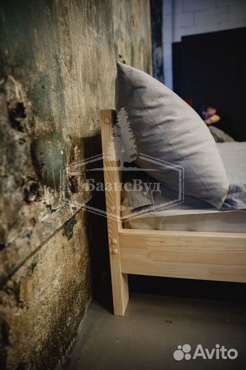 Кровать из массива / Кровать двуспальная / Кровать