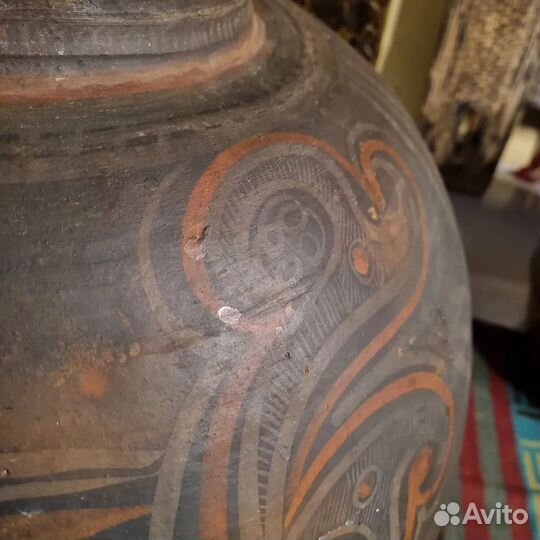 Глиняная бочка керамика кувшин дагестан