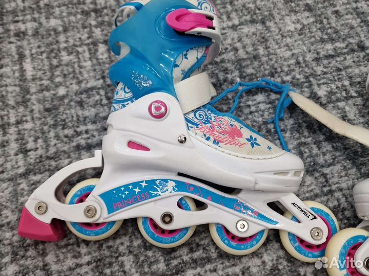 Ролики детские для девочек 30-33 размер