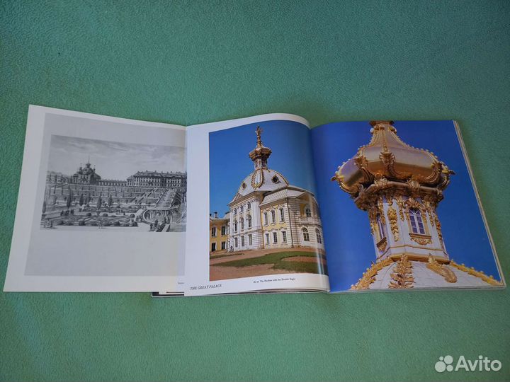 Книга альбом Петродворец 1979 на английском