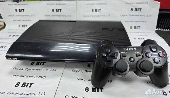 Sony PS3 Super Slim 500Gb + много игр