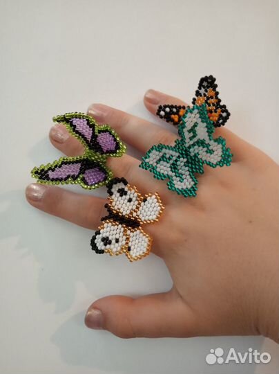 Кольца из бисера