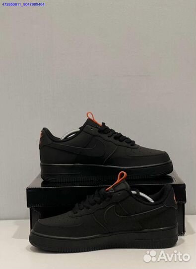 Nike Air Force 1 Low Matte Black / Olive