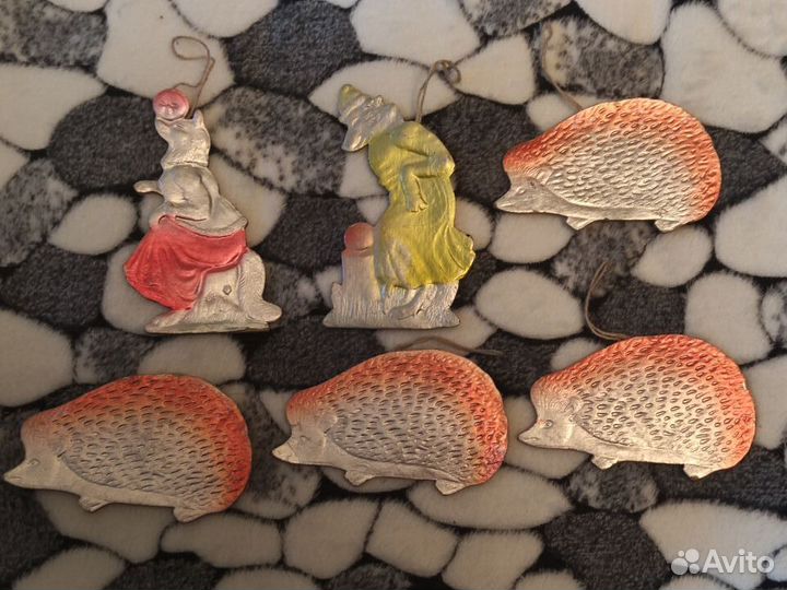 Картонаж елочная игрушка СССР 50-е годы