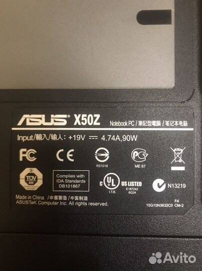 Ноутбук asus нерабочий