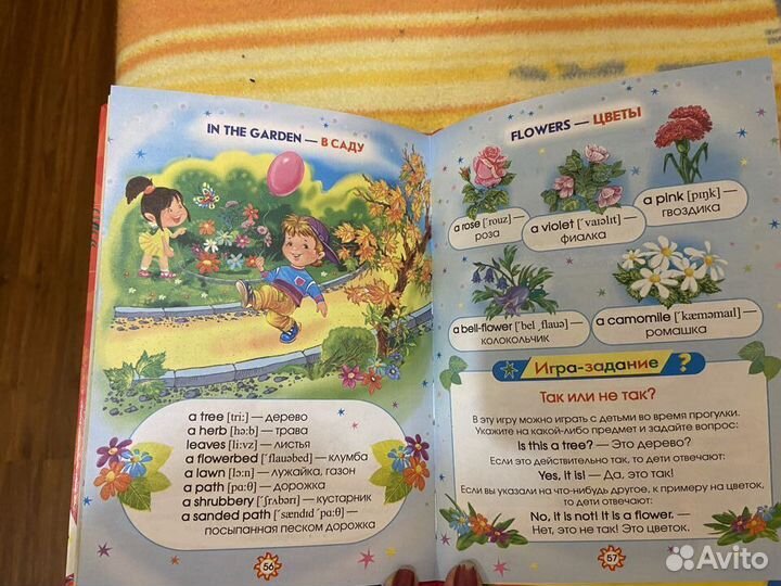 Детская книга Англо-русский словарь в картинках