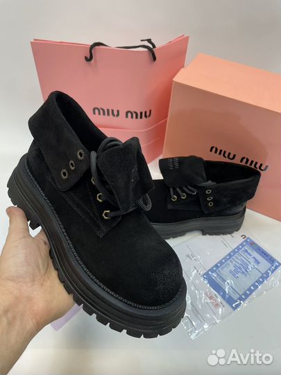 Новые Ботинки Miu Miu вх42