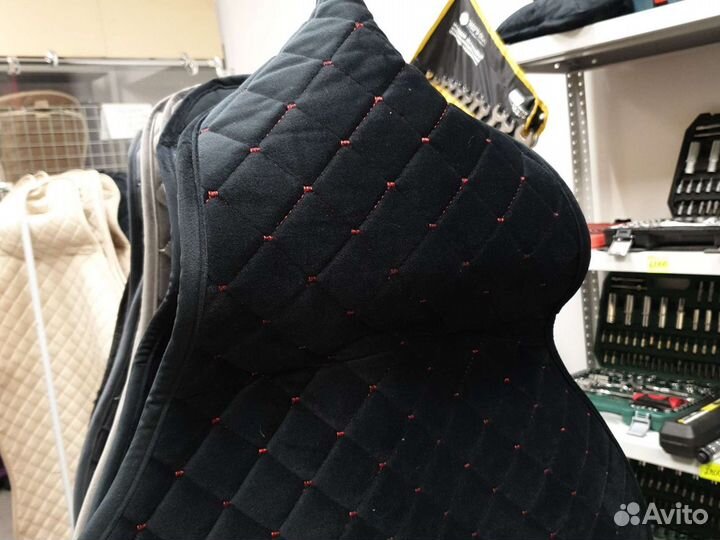 Накидки чехол на сидения алькантара велюр с боками