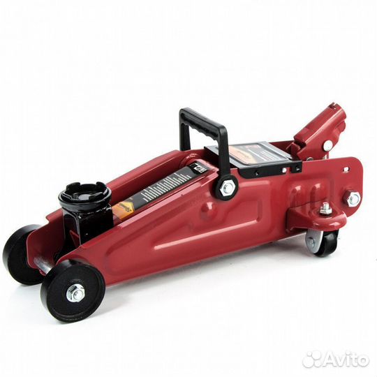 Домкрат Sparta подкатный, 2 т, 125-300 мм, в кейсе