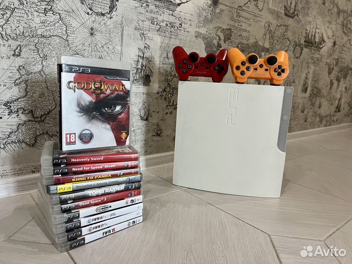 TOP Sony PS3 500gb + 500 Игр + Прошита + Джойстики