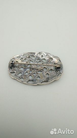 41 Брошь, серебро 925 проба, середина XX в