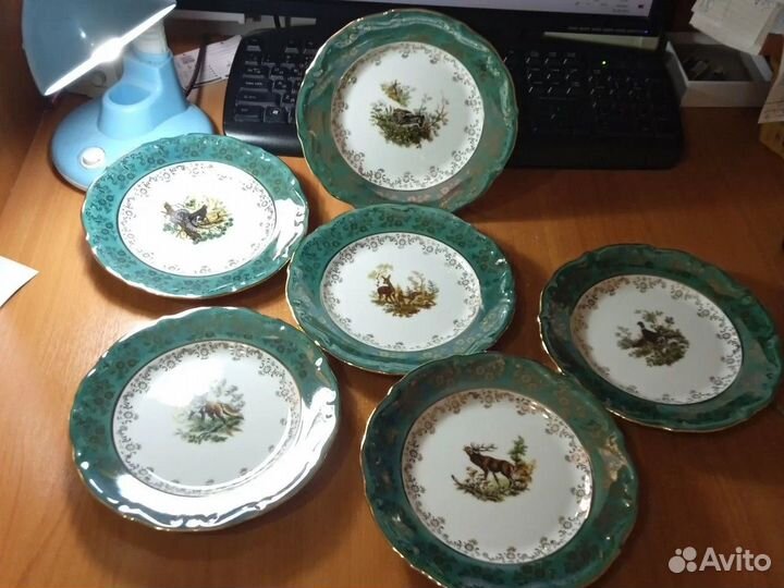 Набор тарелок 19 см 6 штук 