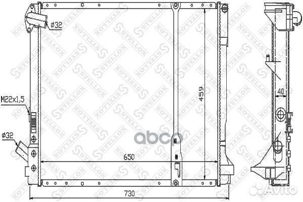 10-25273-SX радиатор системы охлаждения Renaul