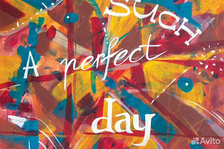 Интерьерная абстрактная картина Perfect day акрил