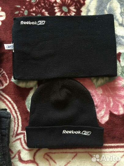 Комплект шапка и шарф мужской