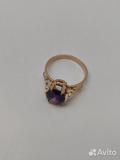Е.Ц. Кольцо с камнем, золото 583, id 56277