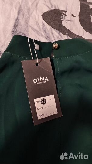 Зелёное платье 44 Diana