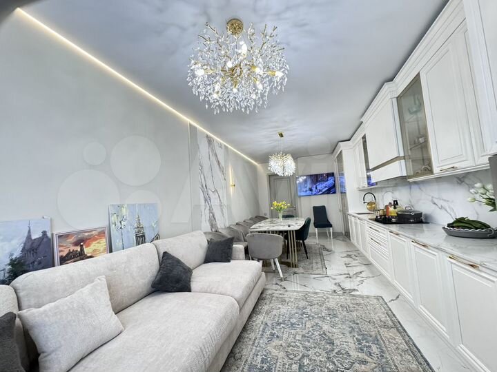 3-к. квартира, 130 м², 16/18 эт.